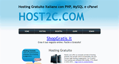 Desktop Screenshot of host2c.com